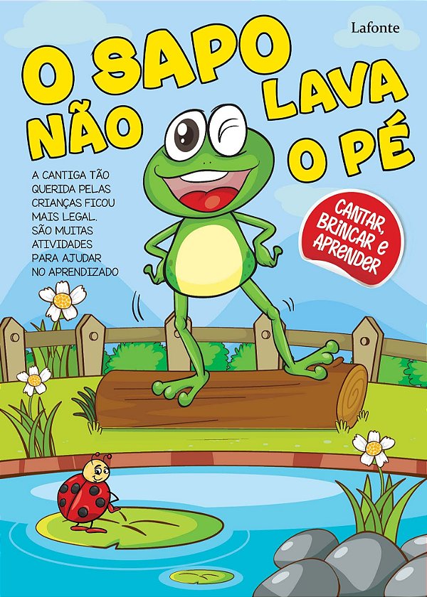 Livro O Sapo não Lava o pé