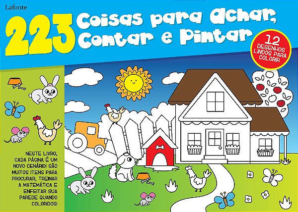 Livro 223 Coisas para achar, contar e pintar