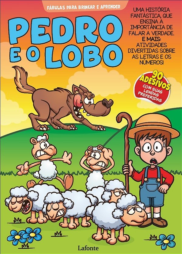 Livro Fábulas Para Brincar E Aprender - Pedro E O Lobo