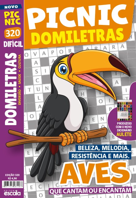 Livro Picnic Domiletras - Aves - Difícil: 320