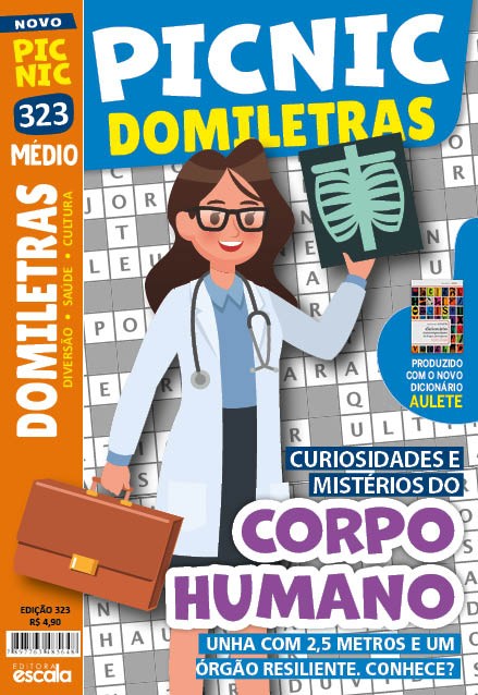 Livro Picnic Domiletras - Corpo Humano - Médio: 323
