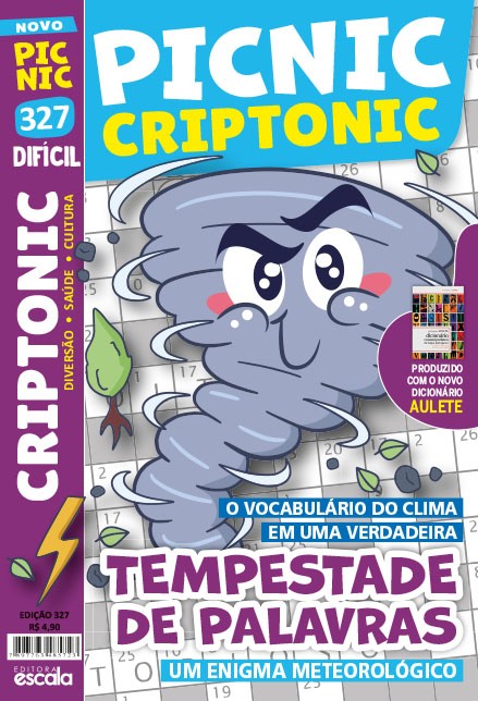 Livro Picnic Criptonic - Difícil: 327 - tempestades de palavras