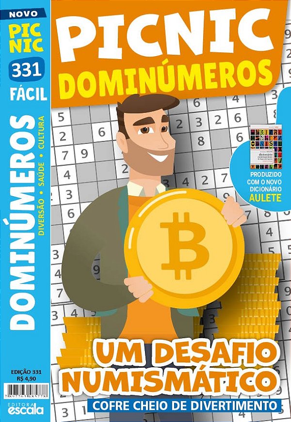 Livro Picnic Diminúmeros - Um Desafio numismatico- Fácil: 331
