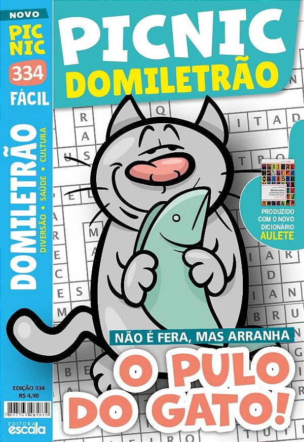 Livro Picnic Dimiletrão - O Pulo do gato - Fácil: 334