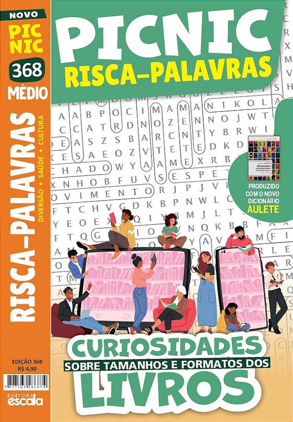 Livro Picnic Risca-Palavras - Médio: 368 - curiosidades sobre t...