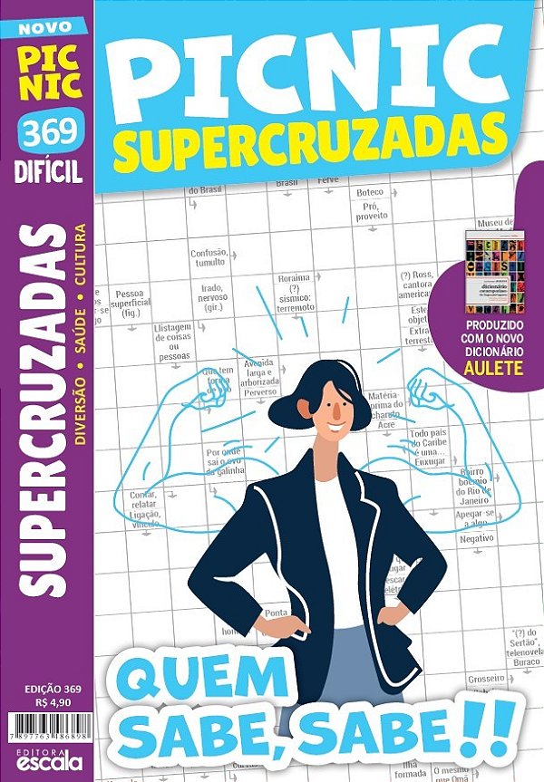 Livro Picnic Supercruzadas - Difícil: 369 - quem sabe, sabe!