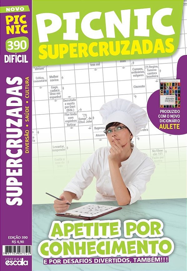 Livro Picnic Supercruzadas - Difícil: 390 - apetite por conheci...
