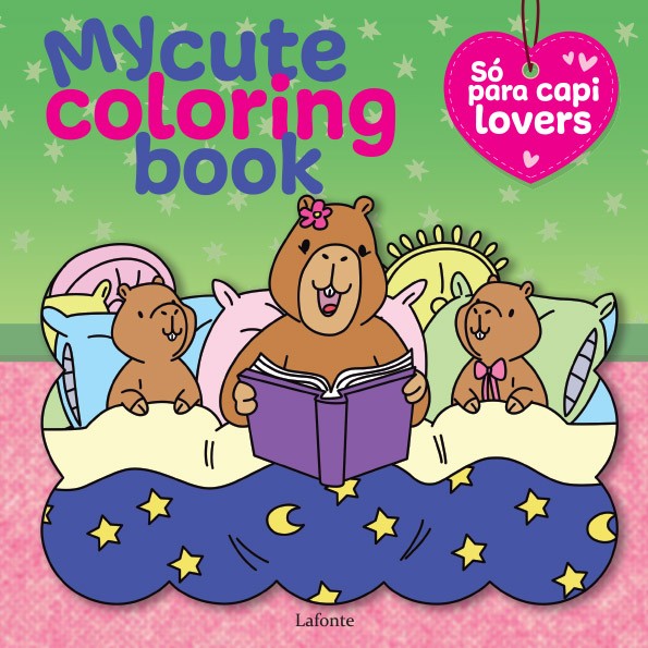 Livro My Cute Coloring Book - Só Para Capi Lovers