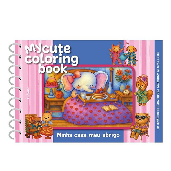 Livro Minha Casa, Meu Abrigo - Capa Dura espiral: My cute color...