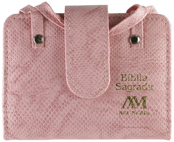 Livro Bíblia com Alça - Bolso - Rosa