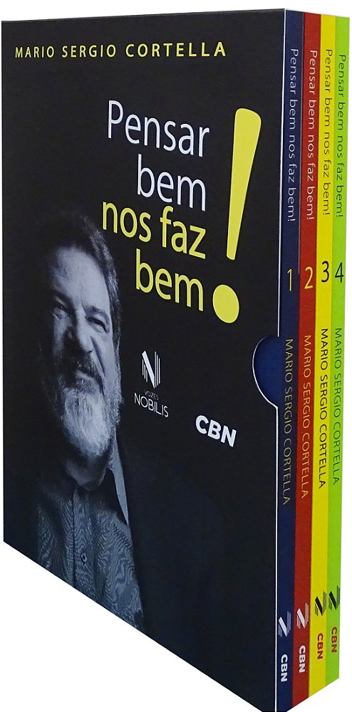 Livro Pensar bem nos faz bem! - caixa 4 volumes