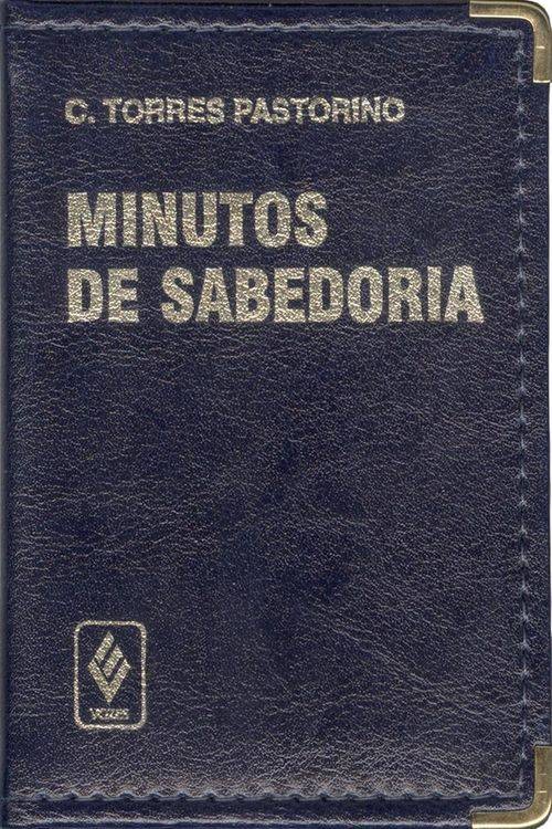 Livro Minutos de sabedoria luxo - azul