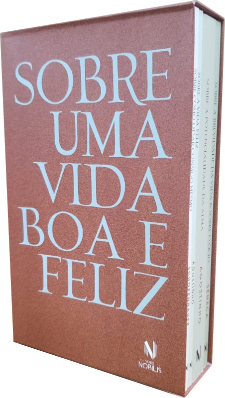 Livro Sobre uma vida boa e feliz - caixa com 4 volumes