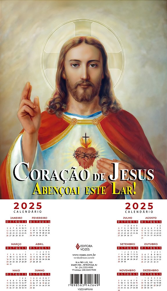 Livro Folhinha S. C. Jesus 2025