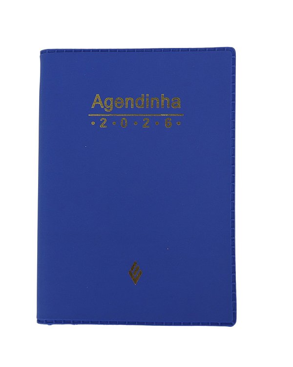 Livro Agenda simples 2026 - Azul