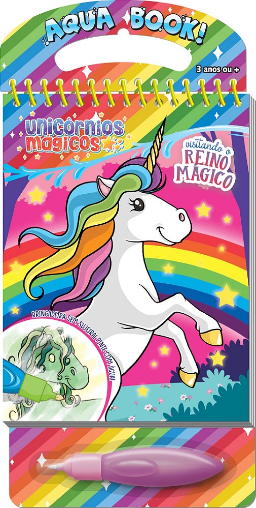 Livro Unicórnios mágicos: aquabook