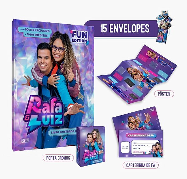 Livro Álbum Oficial Rafa & Luiz - Edição Fun Edition