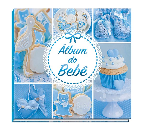 Livro Álbum do Bebê: Azul