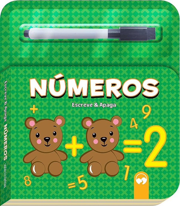 Livro Números: Escreve e Apaga