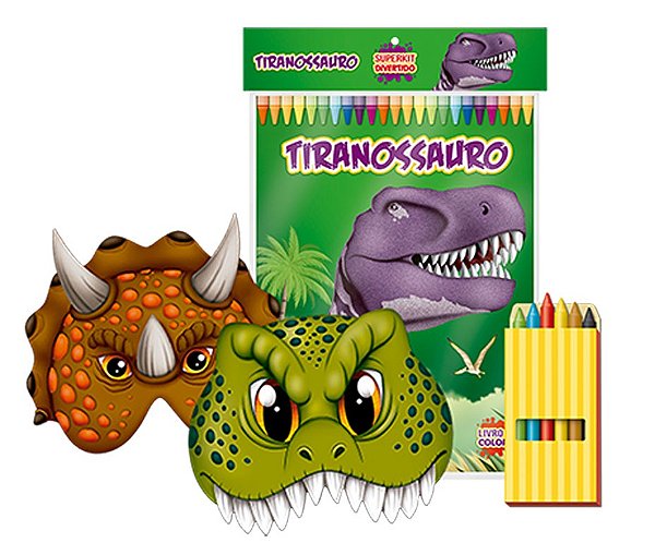 Livro Tiranossauro: superkit divertido