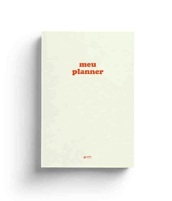 Livro Meu Planner 2024 - Capa Creme