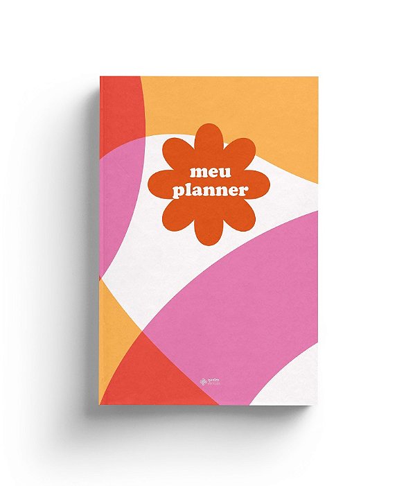 Livro Meu Planner 2024 - Capa Rosa Artistica