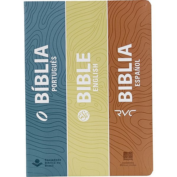 Livro Bíblia Trilíngue - Naa/Esv/Rvc: Nova Almeida Atualizada (...