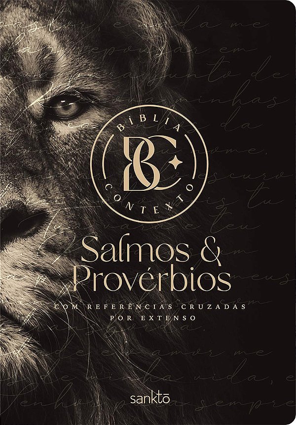 Livro Bíblia Contexto - Salmos & Provérbios - Leão: Com r...