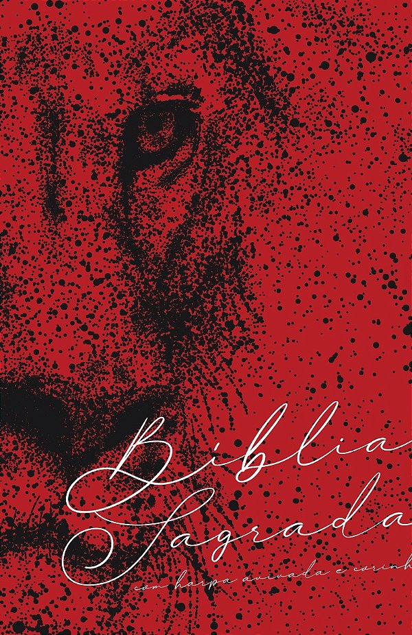 Livro Bíblia ARC Leão Pontilhado - Letra Gigante: Com Har...