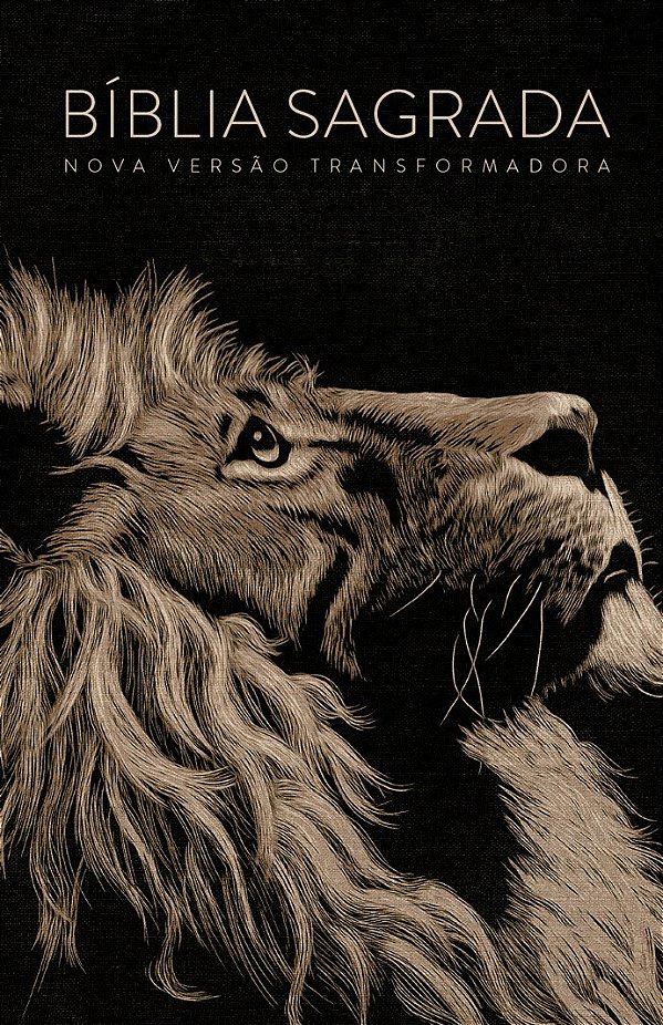 Livro Bíblia NVT Lion Head Slim - Letra Maior: Nova Versã...