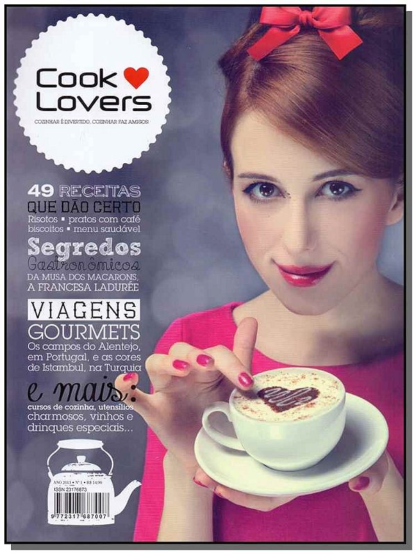 Livro Revista N.01 - Cook Lovers - 49 Receitas