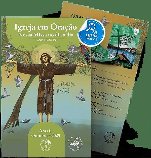 Livro Igreja Em Oracao Outubro - 2025 - Letra Grande