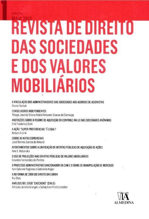Livro Revista de direito das sociedades e dos valores mob...