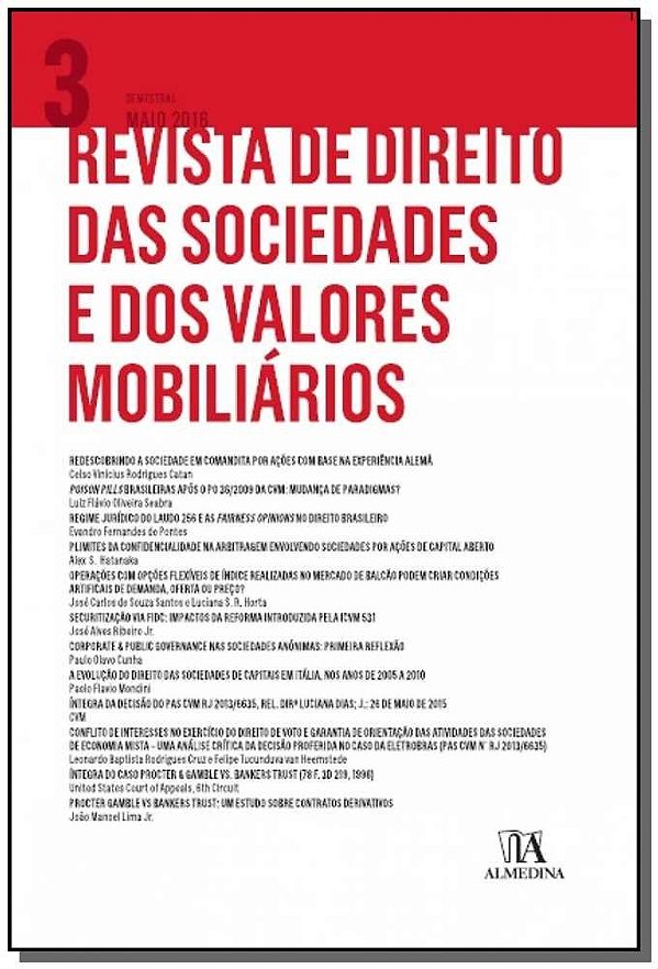 Livro Revista de direito das sociedades e dos valores mob...