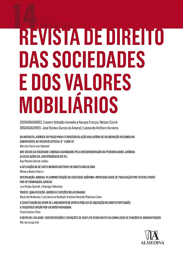 Livro Revista de direito das sociedades e dos valores mob...