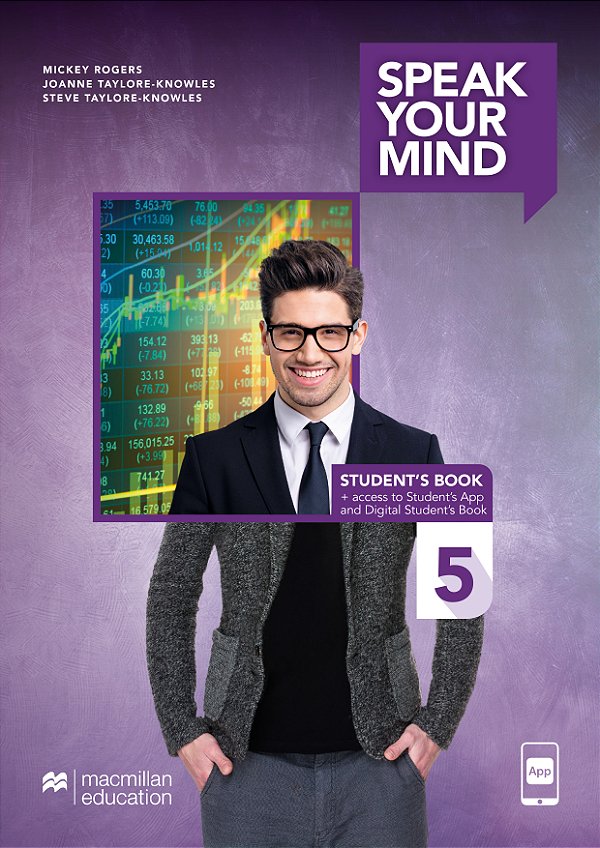 Livro Speak your mind - Student's book & app - 5