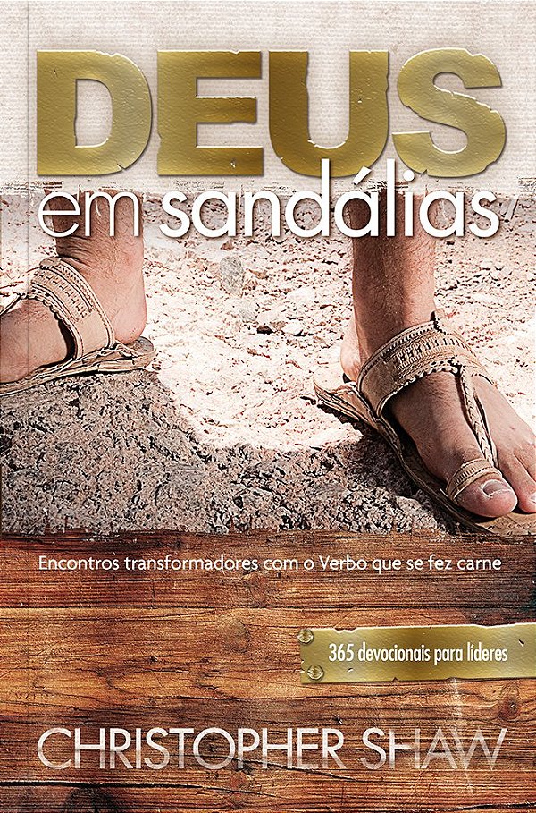 Livro Deus em sandálias