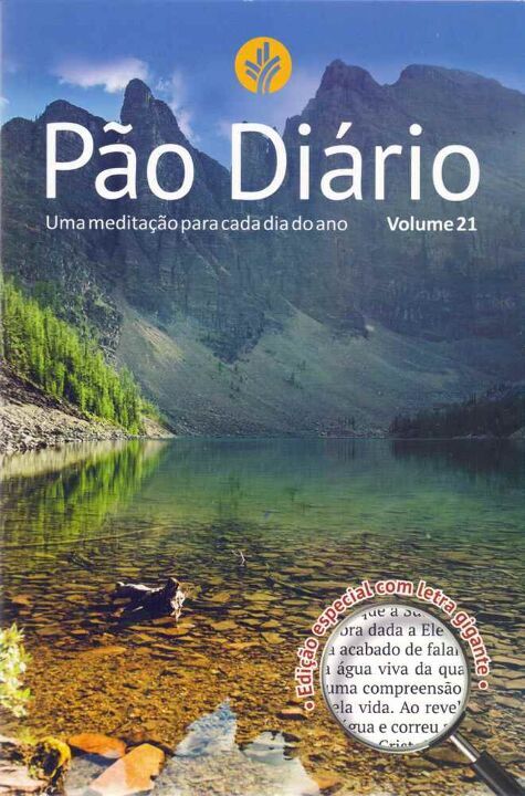 Livro Pão Diário, volume 21 (Capa Paisagem / letra gigant...