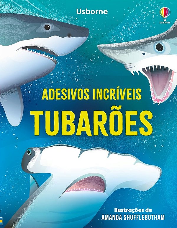Livro Tubarões: Adesivos Incríveis