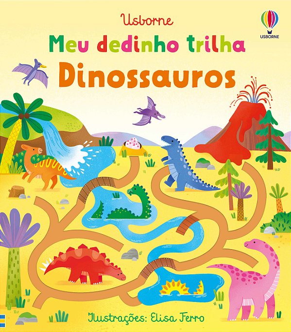 Livro Dinossauros: Meu Dedinho Trilha