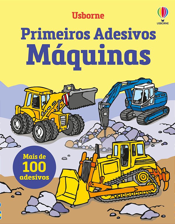 Livro Máquinas: Primeiros Adesivos