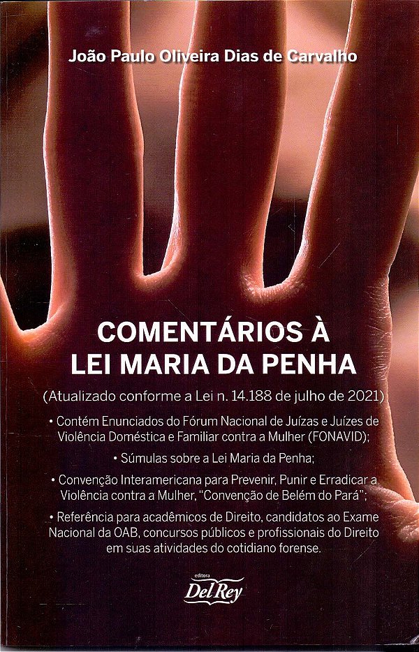 Livro Comentarios A Lei Maria Da Penha - 01Ed/22
