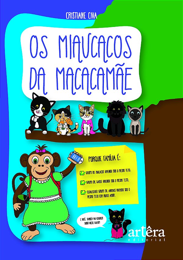 Livro Os miaucacos da macacamãe