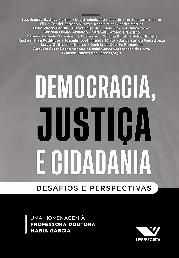 Livro Democracia, justiça e cidadania: Desafios e perspec...