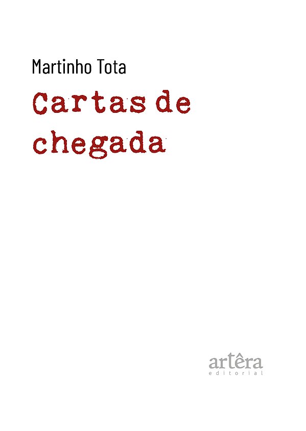 Livro Cartas de chegada