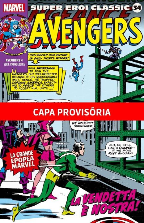 Livro Coleção Clássica Marvel Vol.33 - Vingadores Vol.04