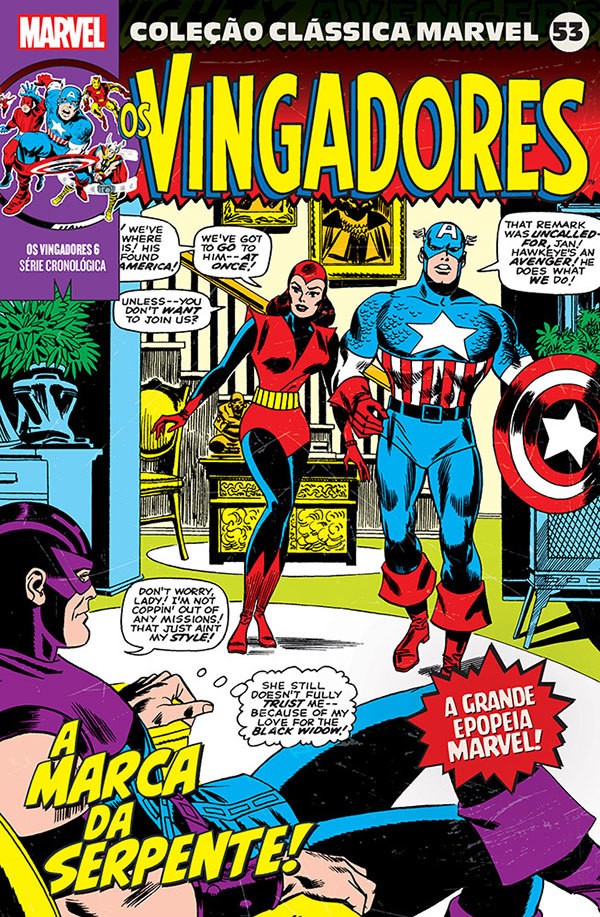 Livro Coleção Clássica Marvel Vol. 53 - Vingadores 06