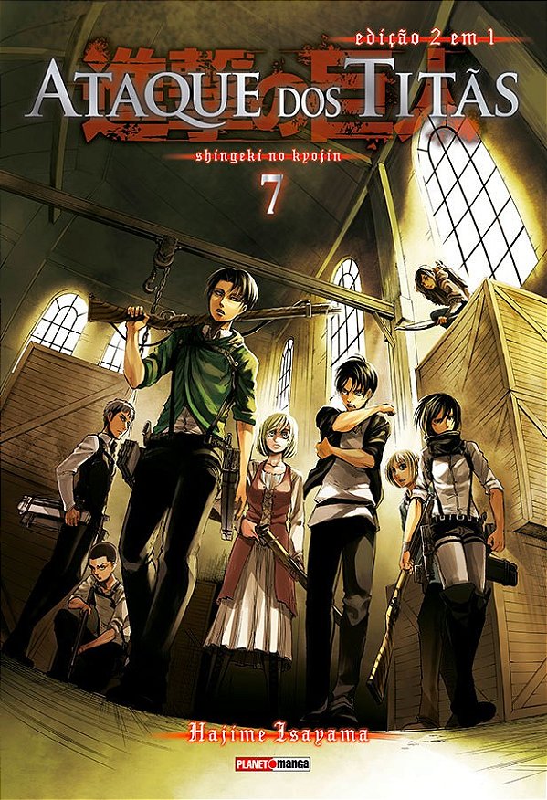 Livro Ataque dos titãs (2 em 1) vol. 07