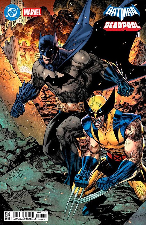 Livro Batman/Deadpool - Capa Variante 2