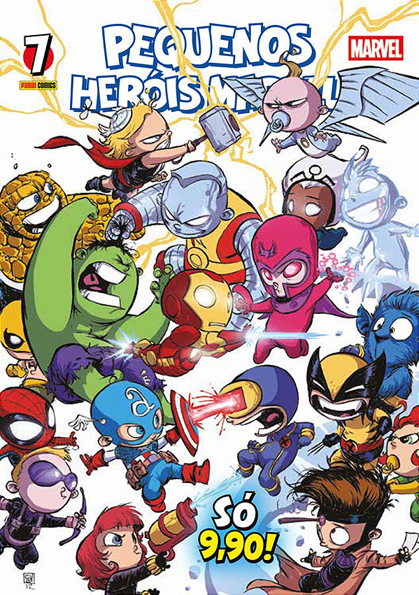 Livro Pequenos Heróis Marvel 07